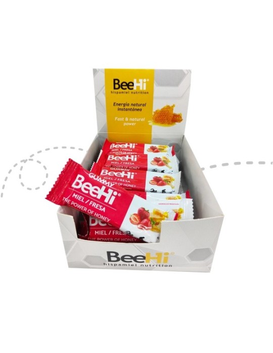 HISPAMIEL CAJA GUMMY DE MIEL Y FRESA
