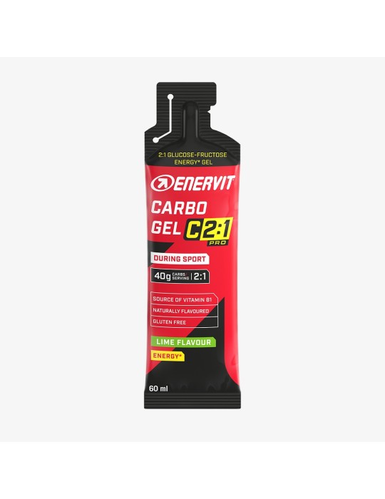 CAJA ENERVIT GEL C2:1 CARBO LIMA 60G