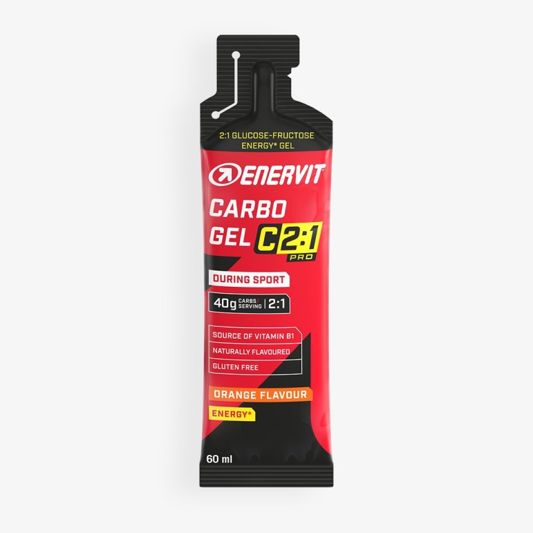CAJA ENERVIT GEL C2:1 CARBO NARANJA 60G