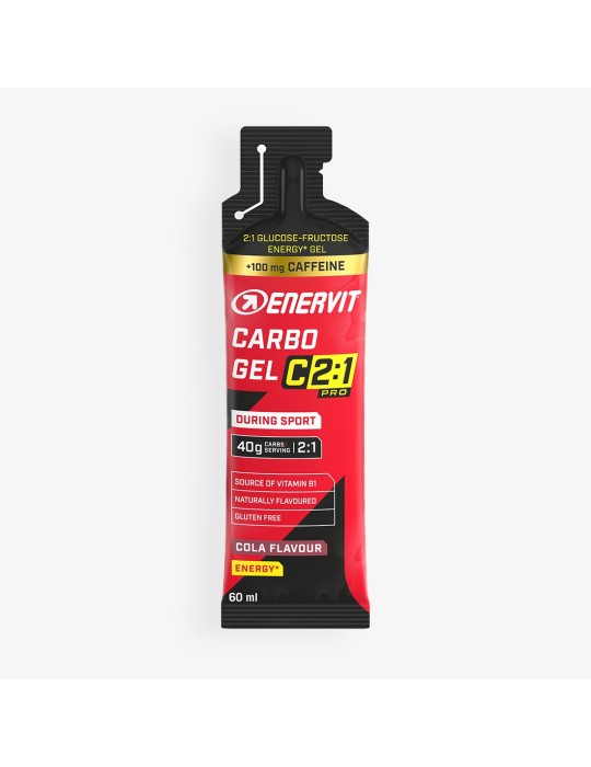 CAJA ENERVIT GEL C2:1 CARBO CAFEINA COLA