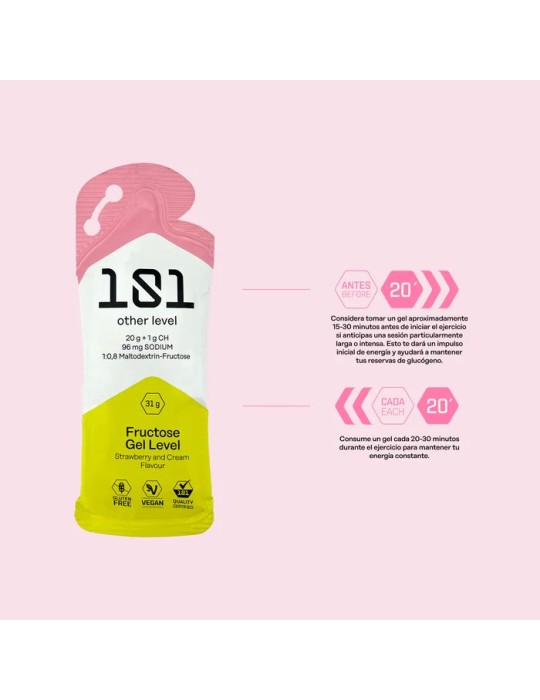 101 OTHER LEVEL-CAJA GEL FRESA&CREMA