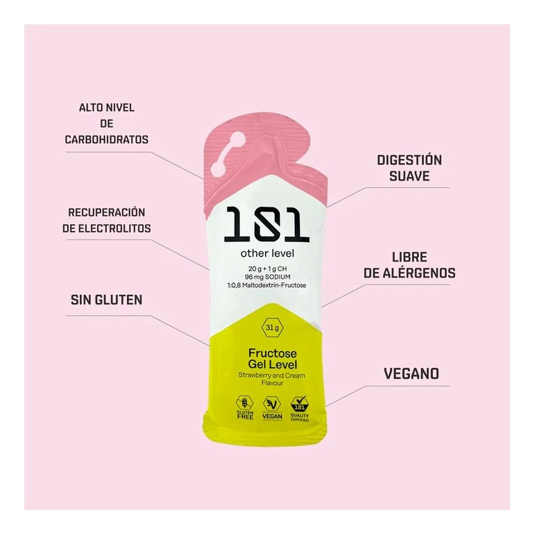 101 OTHER LEVEL-CAJA GEL FRESA&CREMA