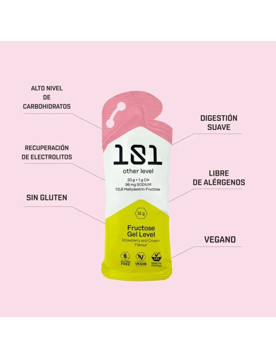101 OTHER LEVEL-CAJA GEL FRESA&CREMA